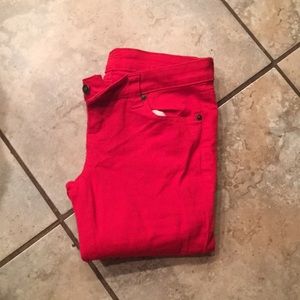 Red Skinny Jeans